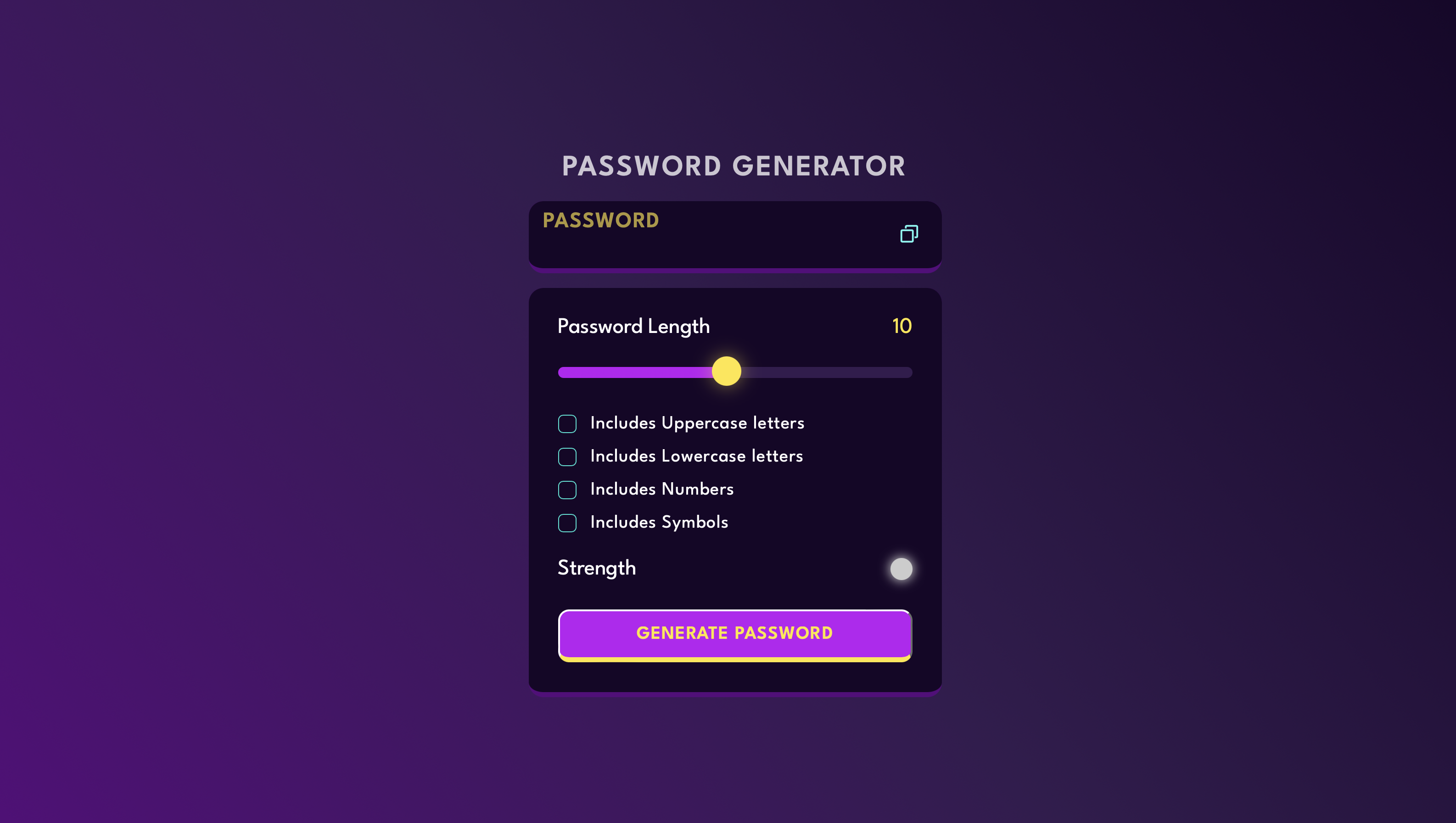 Password-Generator